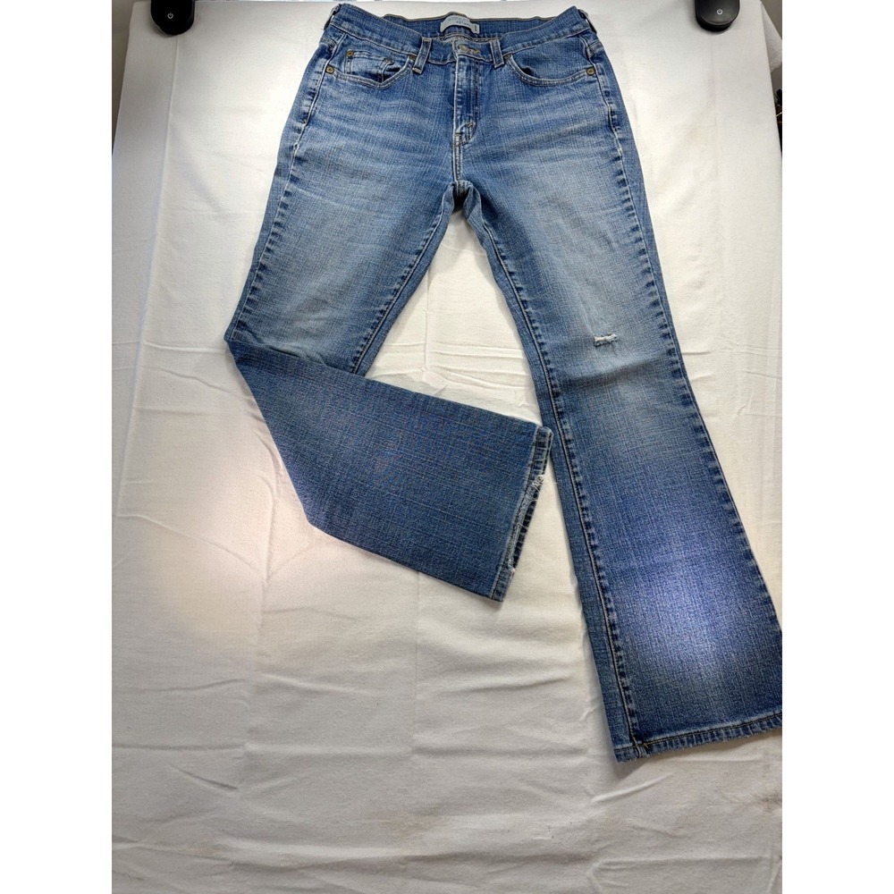 Levi's 515 Boot Cut Women's Jeans Size 8 Short Medium Wash Stretch Denim